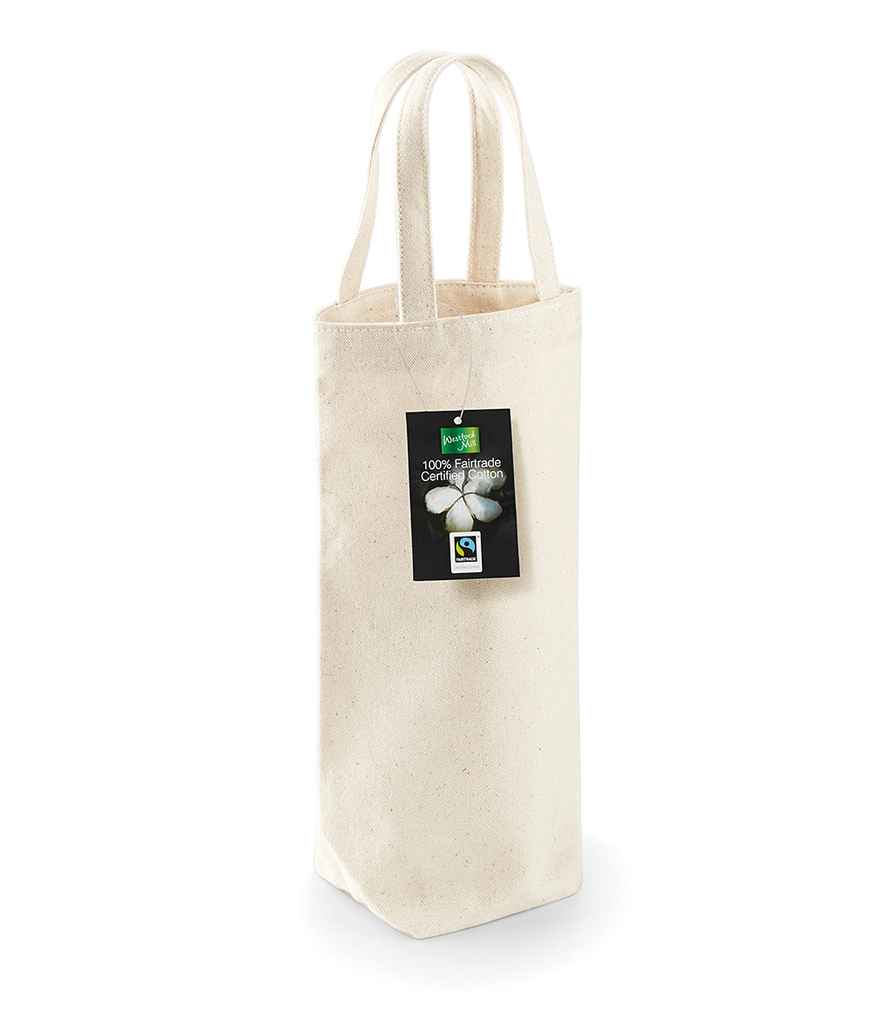 Fairtrade Cotton Canvas Bottle Bag