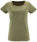 Standard Wide Neck Fitted Organic T-Shirt (Womens)