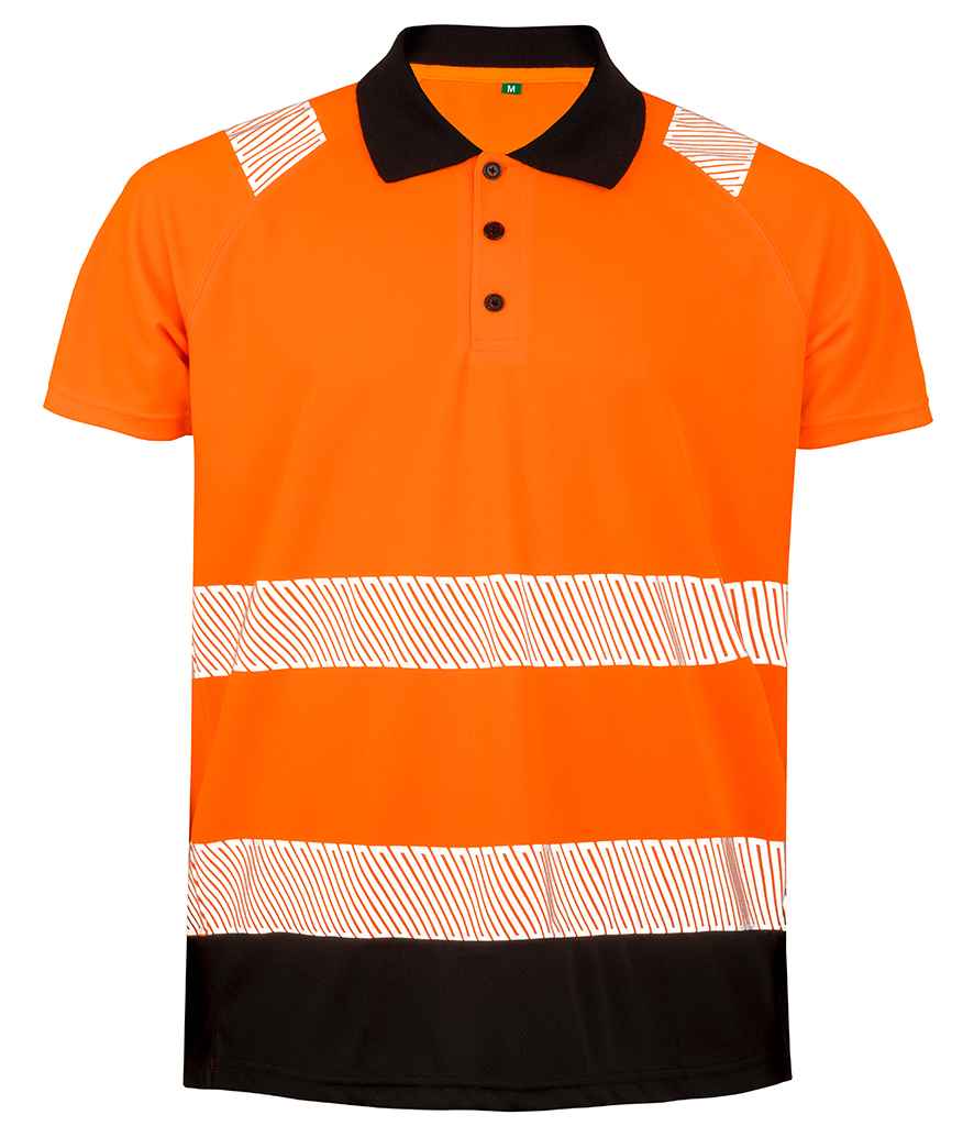 Recycled High Vis Polo Shirt (Mens/Unisex)