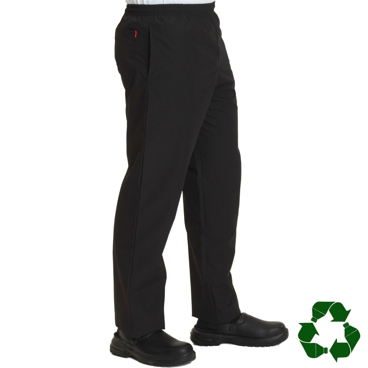 Recycled Elasticated Chefs Trousers (Mens/Unisex)
