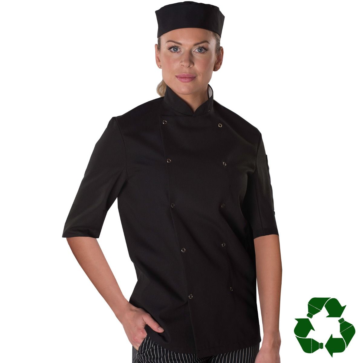 Recycled Short Sleeve Chefs Jacket