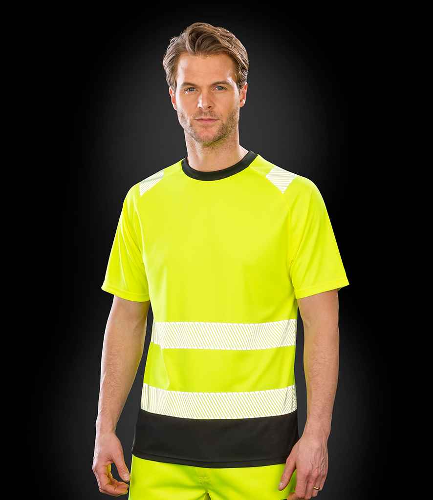 Recycled High Vis Safety T-Shirt (Mens/Unisex)