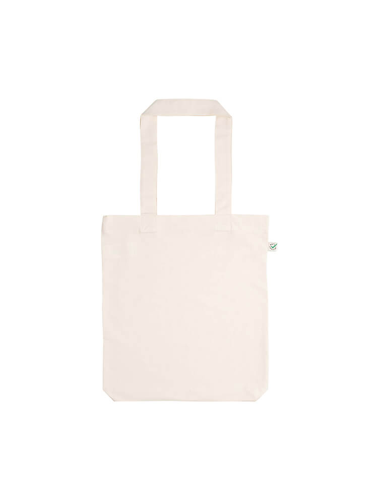 CO2 Neutral Organic Tote Bag with base panel