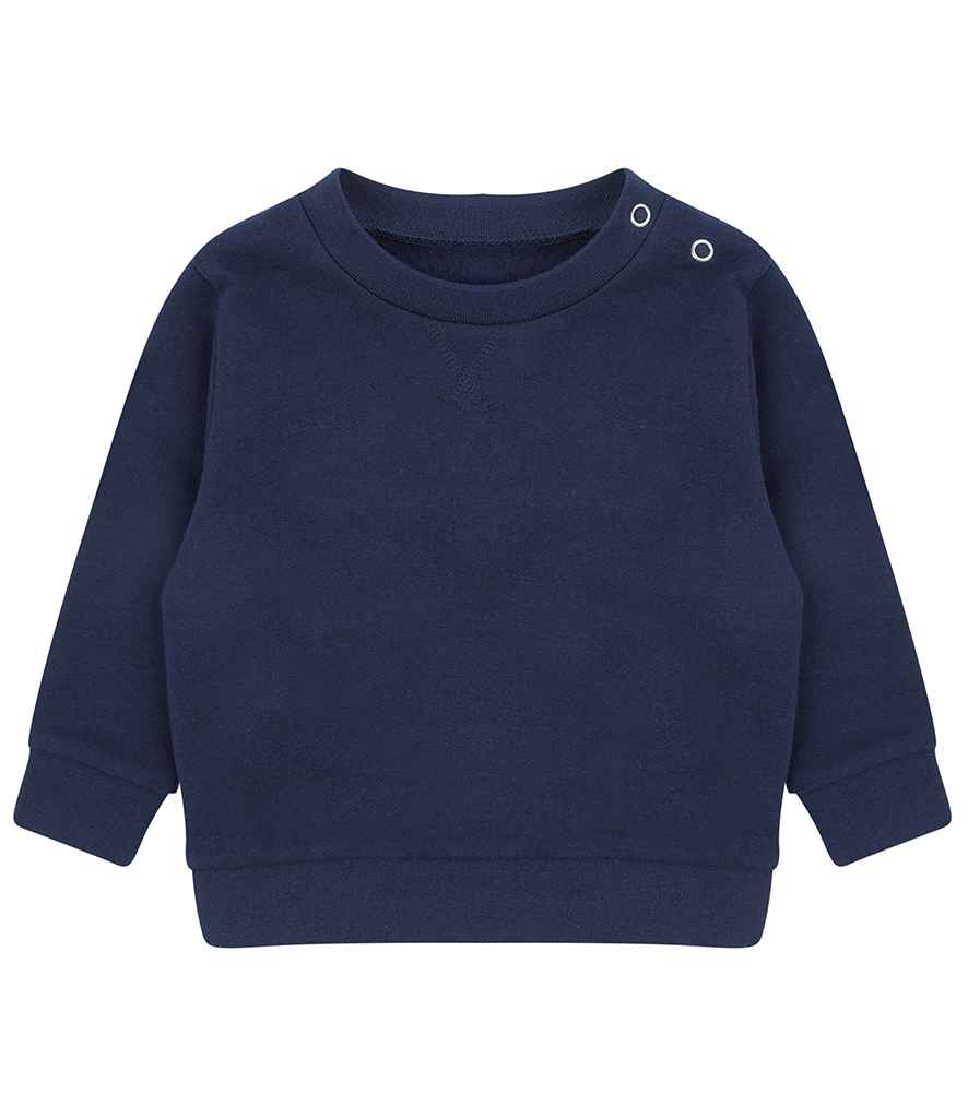 Recycled Baby Sweatshirt with shoulder poppers