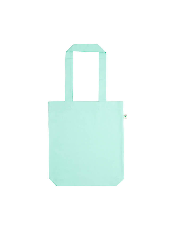 CO2 Neutral Organic Tote Bag with base panel
