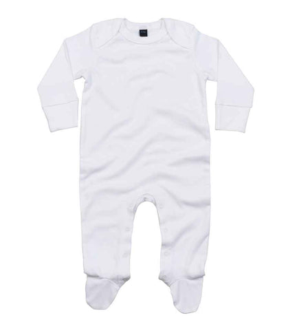 Organic Baby Sleepsuit with scratch mitts