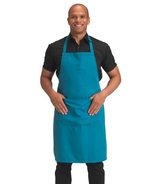 Recycled Bib Apron with pocket