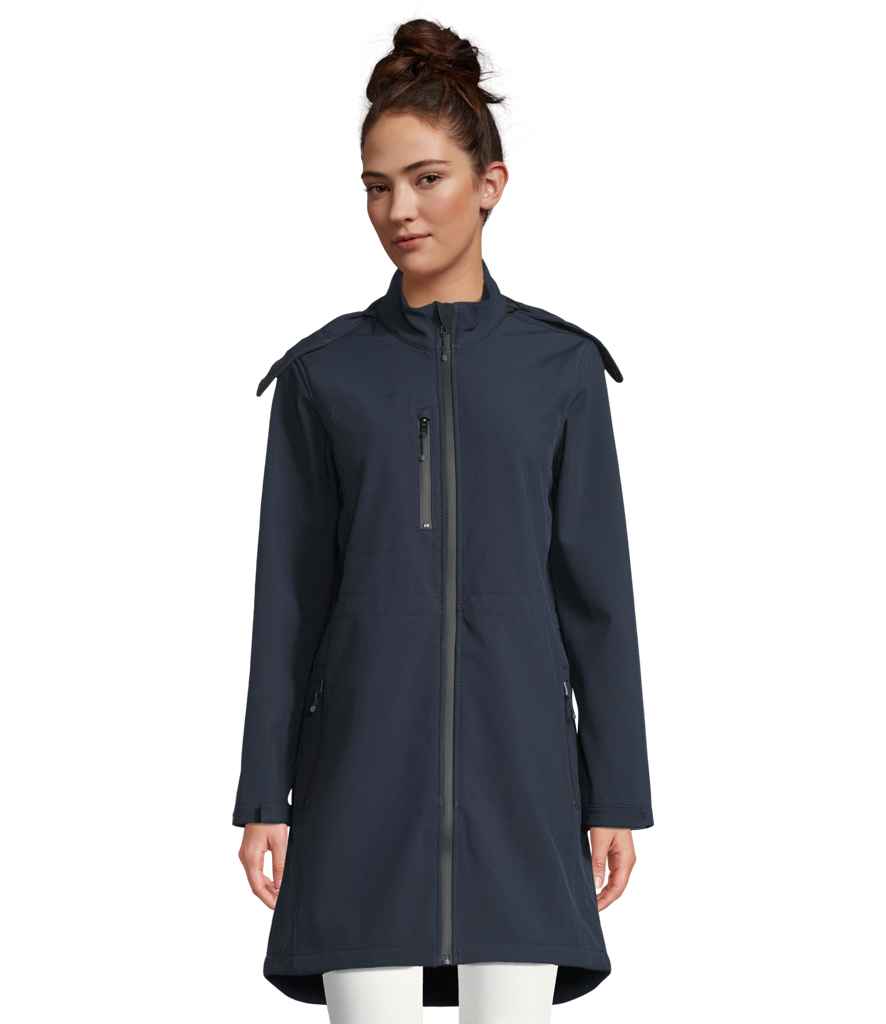 Recycled Waterproof Soft Shell Hooded Coat (Womens)