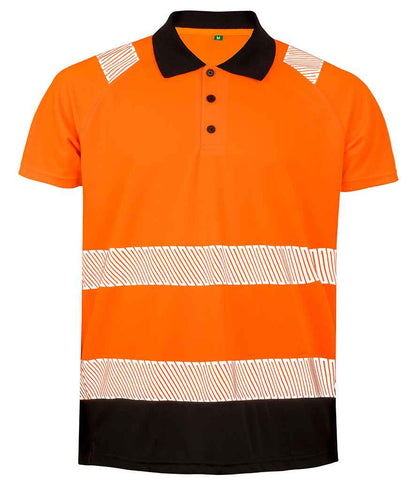 Recycled High Vis Polo Shirt (Mens/Unisex)
